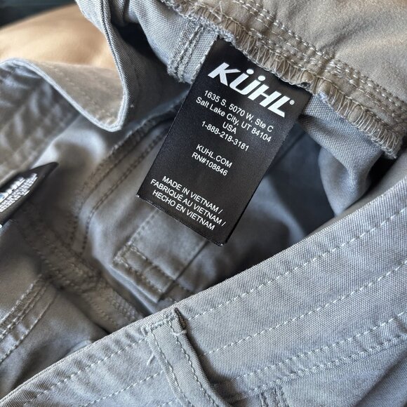 Kuhl Pants Womens 6 Capri Cropped Outdoor Hiking Casual Camping Gorp Nature FLAW - Picture 6 of 14